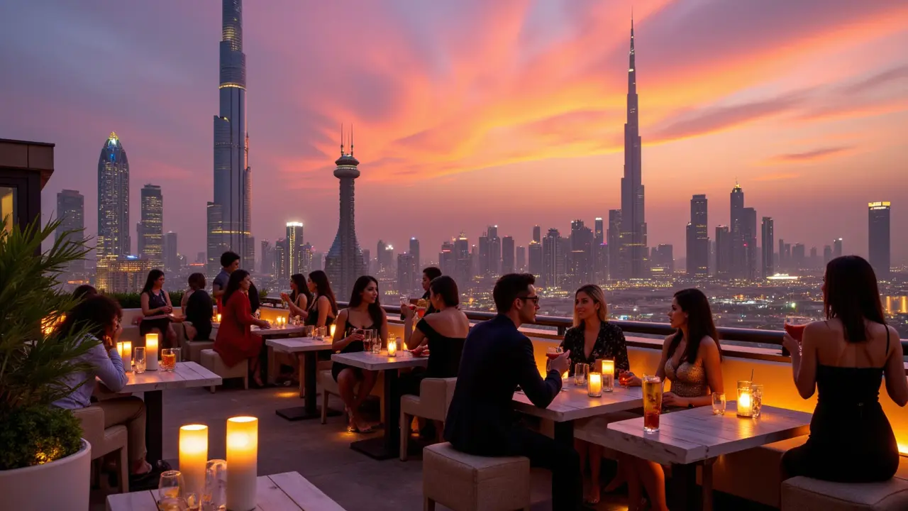 Rooftop Bars in Dubai for Stunning Sunset Views and Unmatched Vibes