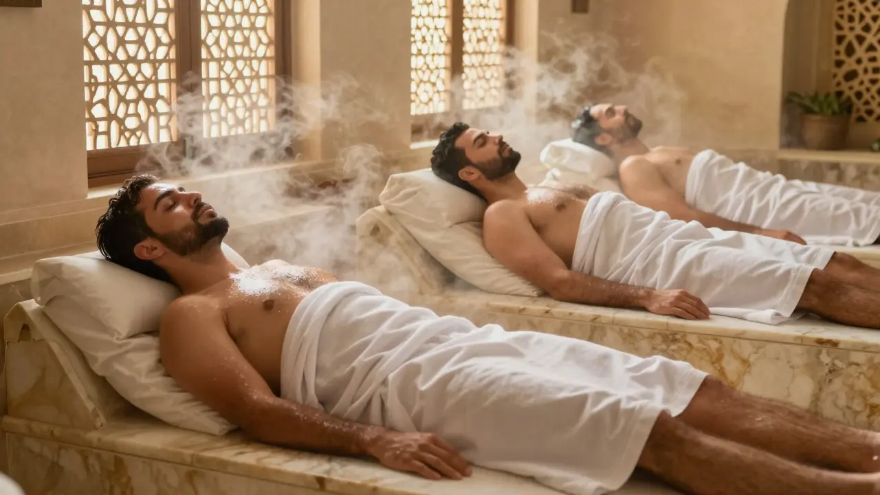 What Do Men Wear in a Turkish Bath in Dubai?